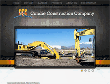 Tablet Screenshot of condieconstruction.com